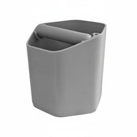 Slanted Mouth Design Espresso Knock Box Hardened Rubber Bar Coffee Knock out Box Long-Lasting ABS Material Portafilter Dump Bin Easy to Clean for Baristas, Cafe, Office