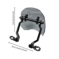 Curved Guard Motorcycle Windshield Phone Holder Retro Style 22 Mm Tube Clamp Phone Holder
