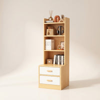Storage Cabinet with Drawer Solid Wood Cabinet with Drawers Vertical Furniture for Renters, Students, Small Areas, Bedroom, Living Room