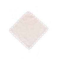 White Cotton Handkerchief Elegant Design Lace Handkerchief Absorbent for Artists