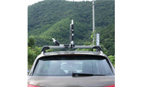 2 Pieces Kayak Roof Rack Rust Resistant Roof Top Kayak Carrier Folding Design Outdoor Gear for Kayakers