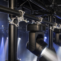 Aluminum Alloy Stage Light Clamp for Truss Pipe, Single/Double Ring Coupler