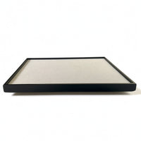 PU Jewelry Display Tray Elegant Flat Jewelry Tray Space-Saving for Dresser, Closet