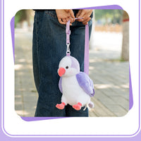 Bird Purse Lightweight Fuzzy Animal Crossbody Purse Compact Fuzzy Bag for Girls