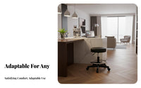 Adjustable Rolling Stool Optional Spine Support Assistance Adjustable Round Rotating Stool High Weight Capacity Easy to Assemble