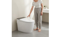 Single Piece Smart Toilet Sterilization Voice Control Toilet Night Light Built-in Reservoir