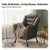 transformable Bean Bag Sofa Soft Fabric Armless Plush Sofa Ergonomic Design Lounge Chair Breathable for Students, Young Adults, Bedroom, Balcony, Living Room, Lounging