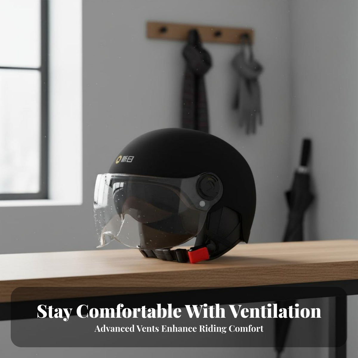 Electric Bike Helmet 3C Certified Motorcycle Half Helmet Four-Season Secure Equipment for Women, Commuters, Commuting