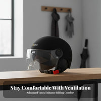 Electric Bike Helmet 3C Certified Motorcycle Half Helmet Four-Season Secure Equipment for Women, Commuters, Commuting