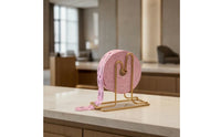Tabletop Ticket Roll Dispenser Gold-Colored Raffle Ticket Dispenser Sturdy Long-Lasting for Checkout