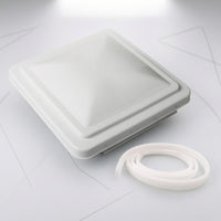 RV Roof Ventilation Cover  Easy Install Vehicle Vent Cover with Sealing Strip Stable for