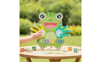 Educational Wooden Math Board with Clock Arithmetic Wooden Counting Board with Clock Preschool Manipulative Kindergarten for Preschoolers