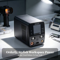 Adjustable Bench Power Supply Cooling Vents Adjustable Power Supply Adjustment Dial Adjustment Knob