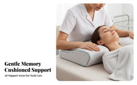 Multifunctional Design Eyelash Extension Pillow High-Density Foam Lash Tech Workstation Pillow Velvet Cover for Spas, Spa, Esthetician Rooms