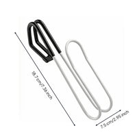 Slim 3-Ball Golf Holder Black and White Snap-on Golf Ball Holder Looped