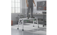 Foldable Work Surface Non-Slip Adjustable Work Surface Heavy Duty Portable Folding Scaffolding for Painters, Home Improvement Enthusiasts