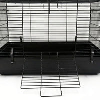Syrian Hamster Cage Habitat with Wire Mesh and Tray, Simple Style Hamster Home for Indoor Use, Irregular Shape Winter Summer Habitat