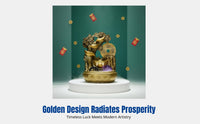 Feng Shui Water Wheel Money Tree, Resin Circulating Water Fortune Basin Desktop Decor for Office, Home, Good Luck Ornament