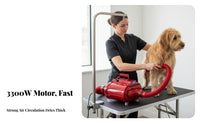 High Quick Dog Dryer Fast Dehydrating High Quick Pet Dryer Adjustable Temperature Dog Blower