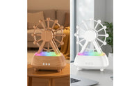 Amusement Wheel Wheel Humidifier Decorative Amusement Wheel Wheel Humidifier Multicolor Humidifier with Ambient Light Low Noise for Desk, Bedroom, Bedside Table