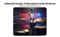 Drum Extension Clamp Sturdy Drum Set Mounting Clamp Cymbal Rod Attachment Long-Lasting Percussion Mounting Bracket Long Lifespan