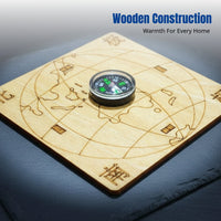 Earth Compass DIY Science Kit, Educational Assembly Toy for Children, Wooden Mechanics Game, Hands-On Science Activity