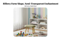 Non-Slip Puff-ShapedShaped Stool versatile Low Bench Sturdy Household Furniture for Children, Adults, Parents, Bathroom, Entryway, Kids Room