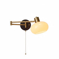 Adjustable Bedside Wall Lamp Space-Saving Adjustable Wall Sconce