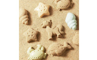 15 Pieces Beach Toy Set with Molds Molded Beach Toy Set with Pail Rounded Creative for Toddlers, Sandbox, Backyard