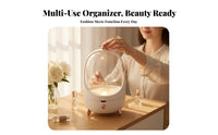 Makeup Organizer with Drawers Drawer Design Lighted Makeup Case Cosmetic Storage Box Multi-Function Debris Proof Cosmetic Holder
