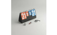 Multi-Game Scoreboard Waterproof Manual Flip Scoreboard Double-Sided Sports Gear for Coaches, Referees, Basketball, Competition, Football