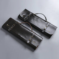 Drum Bag Leather Drumstick Roll Small Holder for Gigs, Music School
