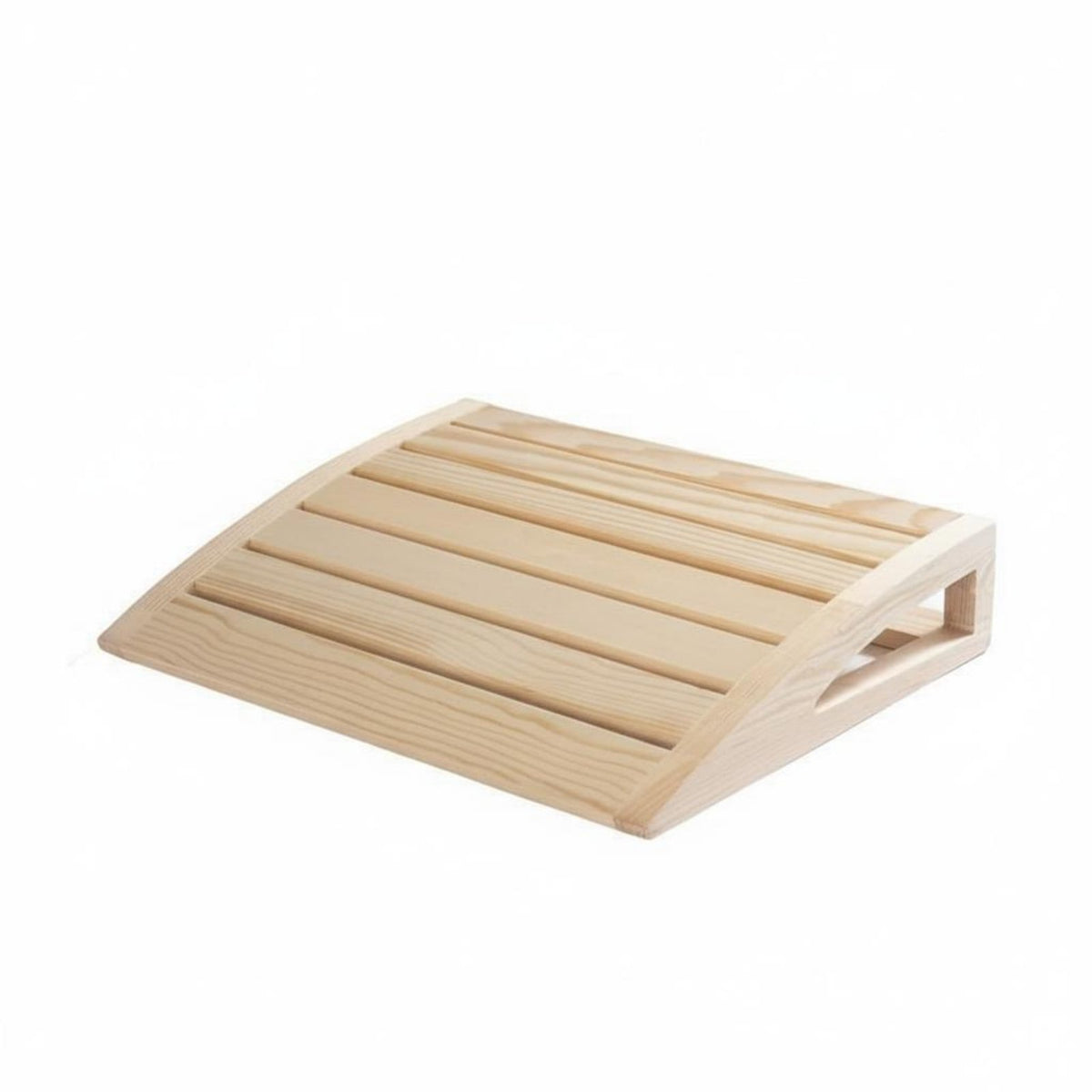 Wooden Sauna Pillow Sturdy Solid Wood Headrest Easy to Maintain Wooden Neck Support