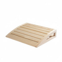 Wooden Sauna Pillow Sturdy Solid Wood Headrest Easy to Maintain Wooden Neck Support