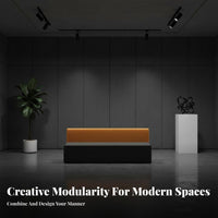Unrestricted Combination Modular Block Sofa Set Modern Design Commercial Furniture High-Resilience Support Lounge Seating Vibrant Colors for Office Managers, Interior Designers, Reception Area, Waiting Room, Training Center, Small Areas
