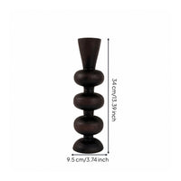 Candlestick Holder Minimalist Candlestick Holders Tapered Carved Candle Holder for Minimalism Aficionados, Hotel