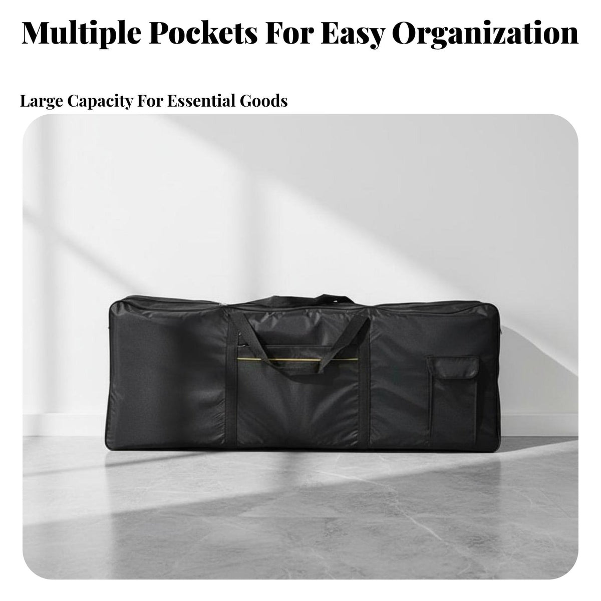 61 Key Keyboard Bag Hand-Carry and Shoulder Strap Electronic Piano Carrying Case 61 Key Keyboard Case Waterproof for Musicians