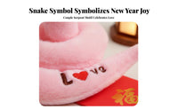 2 Pieces Chinese New Year Snake Doll Perfect Gift Year of the Snake Symbol Holiday Decoration Auspicious Symbol Festive Design