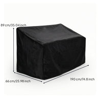 Outdoor Bench Cover Waterproof Patio Bench Cover Weather-Resistant Weatherproof for Garden, Backyard