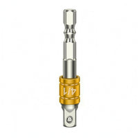 Cr-V Steel Hex Shank Adapter Bit Electroplated Hex to Square Adapter Anti-Detachment Socket Converter Forged Metal