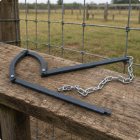 Barbed Wire Tightener Curved Clamping Head Farm Hardware Chain Attached