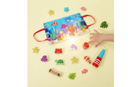 8 Pieces Early Development Toddler Fishing Toy Set Fine Dexterity Skills Attractive Fishing Game for Toddlers, Kids