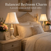 French Luxury Lace Fabric Crystal Floor Lamp Shade, Nordic Retro Copper Bedside Lamp Shade Accessory