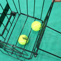 No-Bend Ball Pickup Cart Tall Stand Tennis Ball Picker Wheeled Pickleball Picker Wheels