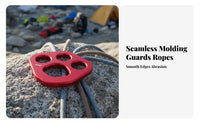 Aluminum Alloy Multi-Anchor Rigging Plate High Strength Multi-Anchor Plate Heavy Duty Lightweight for Climbers, Outdoor Enthusiasts, Mountaineering, Rescue Operations, Canyoning, Arboriculture