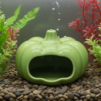 Turtle Hideaway House Aquarium Decoration Ceramic Shelter for Reptiles and Small Pets