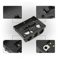 Easy to Install Wiring Socket Base Rectangular Burner Control Base Compact Sturdy for Electricians