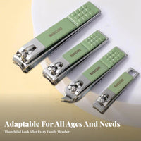 Portable Multi-Tool Grooming Set with Storage container containerd Nail Tool Assortment Sharp cutting edges Pedicure Kit Eron the movenomic Design for Adults, commuters, Women, Manicuring, Pedicuring, while on-the-moveing, on-the-move