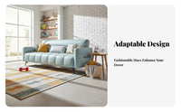 petclaw-resistant resistant key Tufted Sleeper Sofa Space-Saving convertable Seating Modern design Futon Couch Adjustable rear supportrest for Pet Owners, Apartment Dwellers, property owners, Living Room, awayice
