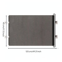 Roll-up Retractable Pet Gate Wall-Mounted Mesh Pet Gate Space-Saving Safe for Apartments